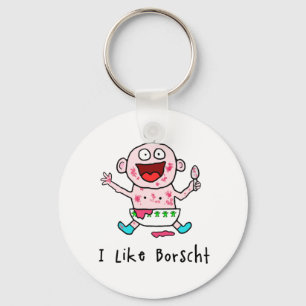 Borscht Baby Keychain