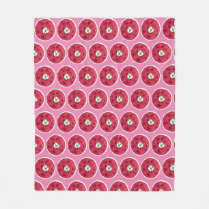 Borscht Eastern European Red Beet Beetroot Soup Fleece Blanket