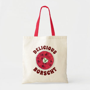 Borscht Eastern European Red Beet Beetroot Soup Tote Bag