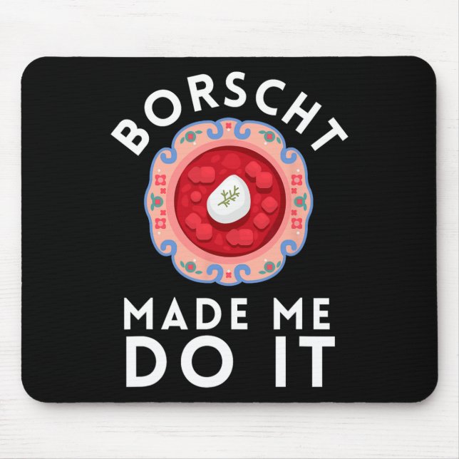 Borschtsch Beetroot Ukrainian Borscht 5  Mouse Mat (Front)