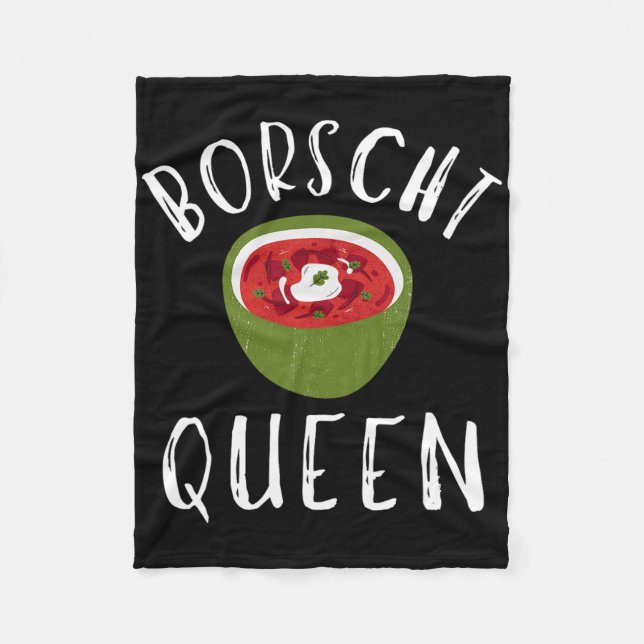 Borschtsch Beetroot Ukrainian Borscht 6  Fleece Blanket (Front)