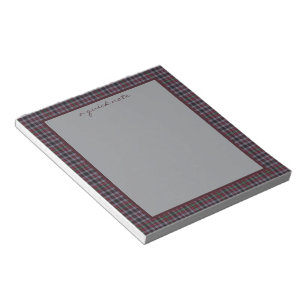 Borthwick Original Scottish Tartan Notepad