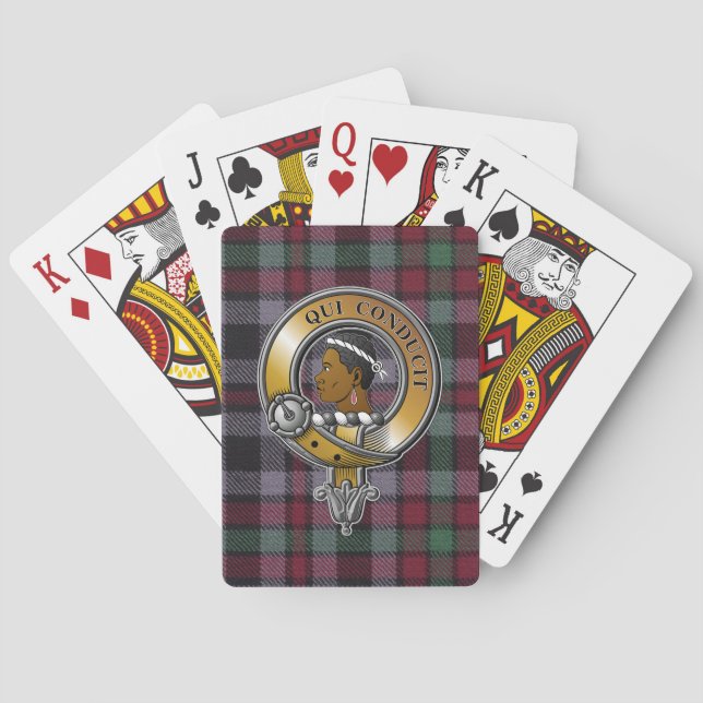 Borthwick Tartan & Badge Playing Cards (Back)