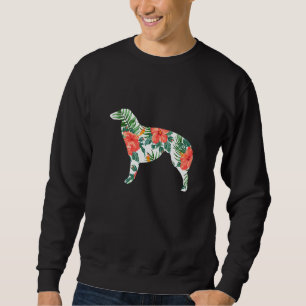 Borzoi Aloha Hawaiian Dog Sweatshirt