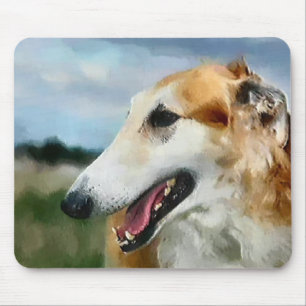 Borzoi Art Gifts Mouse Mat