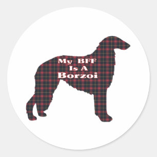 Borzoi BFF Sticker