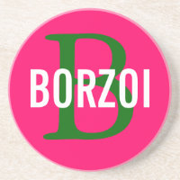 Borzoi Breed Monogram Design