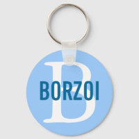 Borzoi Breed Monogram Design