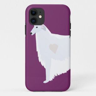 Borzoi Breed Template Design iPhone 11 Case