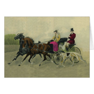 Borzoi Carriage Ride Card
