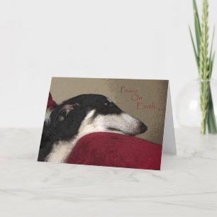 BORZOI CHRISTMAS CARD
