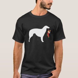 Borzoi Christmas Stocking Stuffer Dog T-Shirt