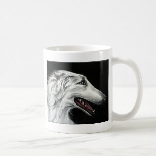 borzoi coffee mug