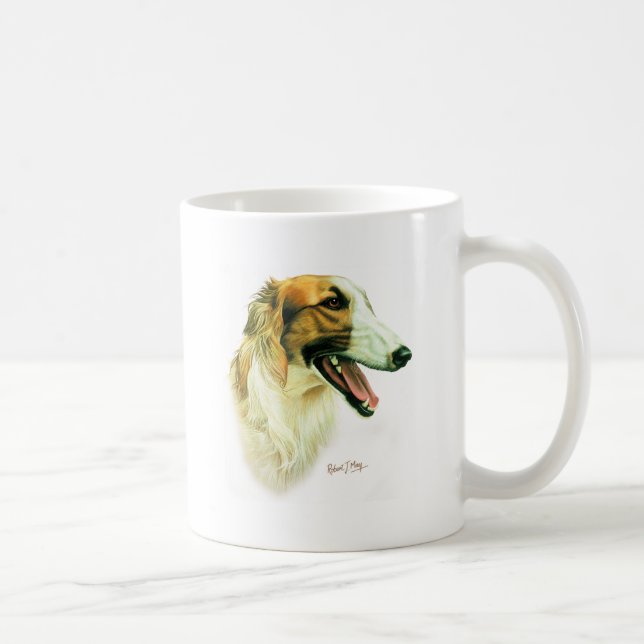 Borzoi Coffee Mug (Right)