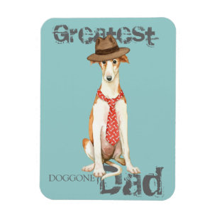 Borzoi Dad Magnet