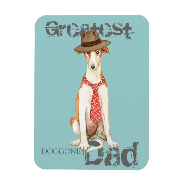 Borzoi Dad Magnet (Vertical)