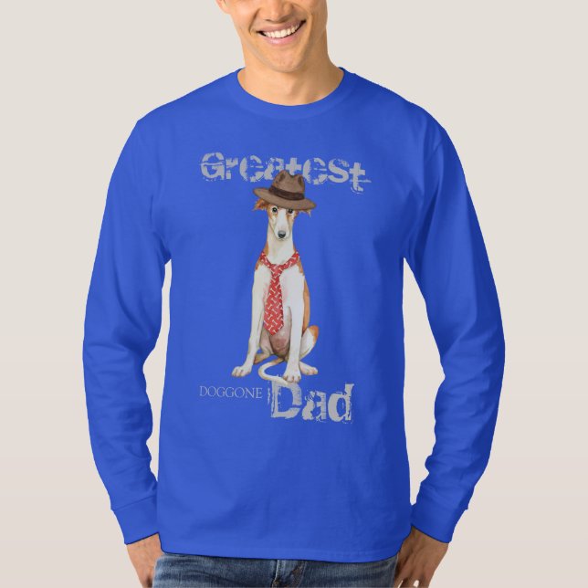Borzoi Dad T-Shirt (Front)