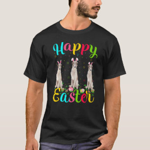 Borzoi Dog Funny Easter Egg Bunny Borzoi Happy Ea T-Shirt