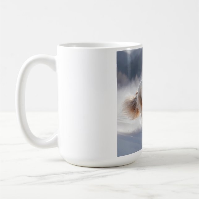 Borzoi Elegant Breed Coffee Mug (Left)