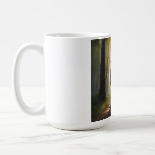 Borzoi Elegant Breed Coffee Mug (Left)