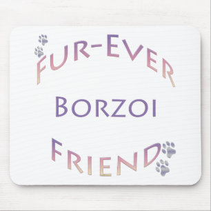 Borzoi Furever Mouse Mat