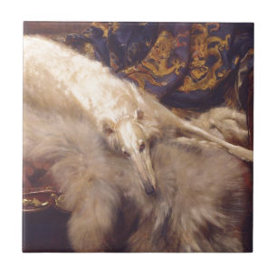 Borzoi Lounging Tile