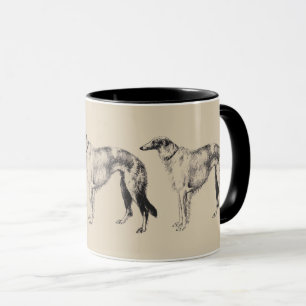 Borzoi Martynow Etching Mug