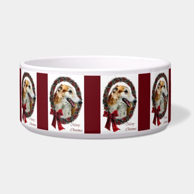 Borzoi Merry Christmas  (Front)
