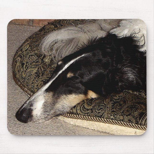 Borzoi Mouse Pad (Front)