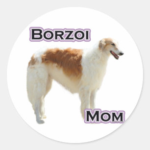 Borzoi Mum 4 - Sticker