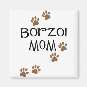 Borzoi Mum Magnet
