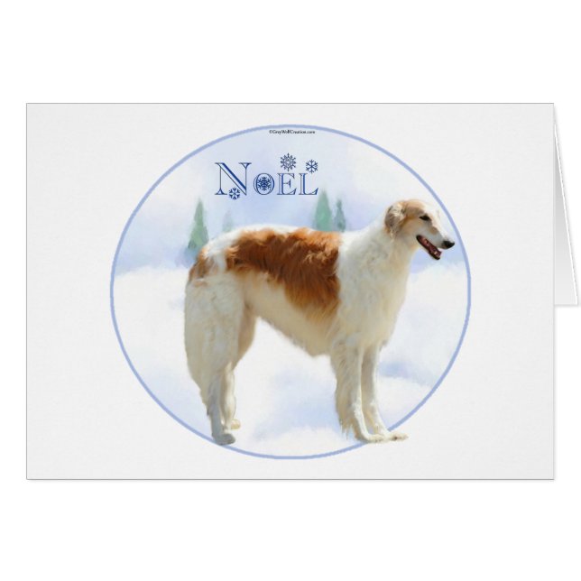 Borzoi Noel (Front Horizontal)