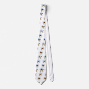 Borzoi Noel Tie