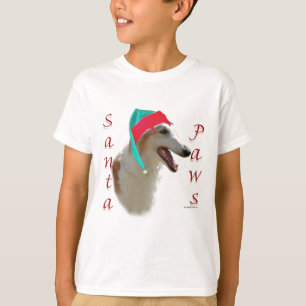 Borzoi Santa Paws T-Shirt