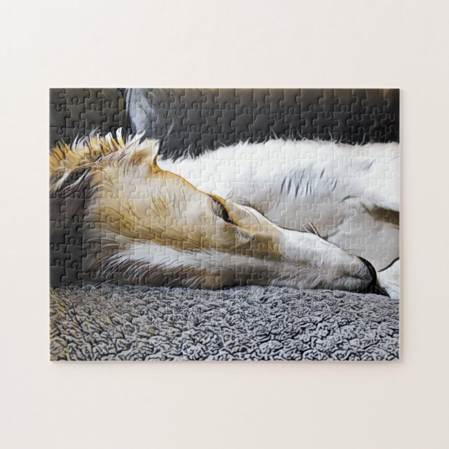 Borzoi Slumber Jigsaw Puzzle (Horizontal)