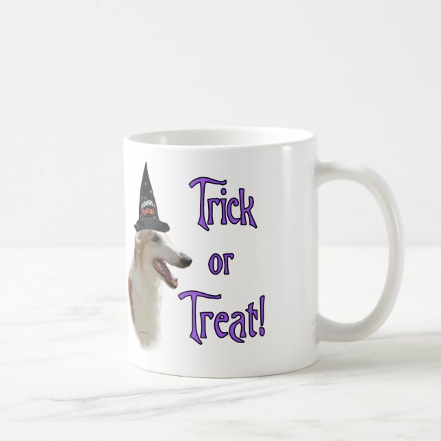 Borzoi Trick Coffee Mug (Right)