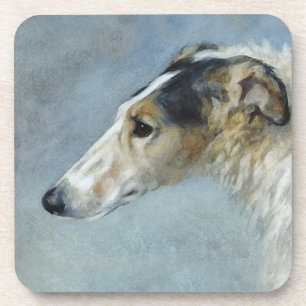 Borzoi Watercolor 6 Piece Coaster Set