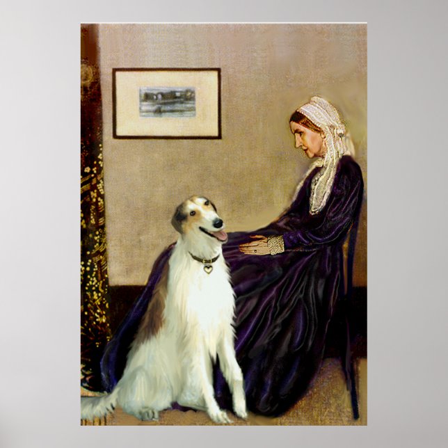 Borzoi - Whistlers Mother Poster (Front)