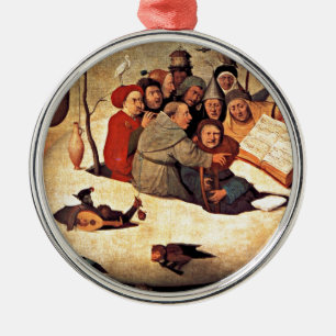 Bosch: The Concert in the Egg Metal Tree Decoration
