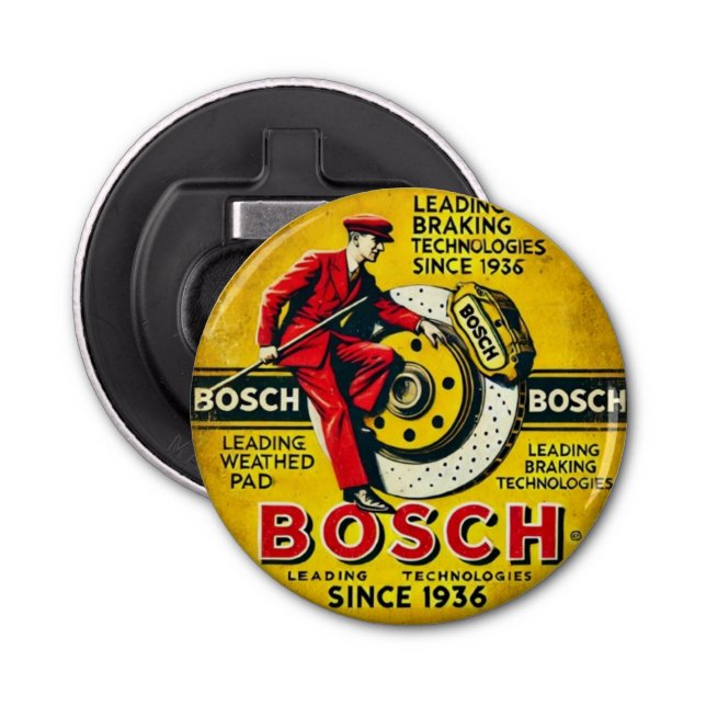 Bosch Vintage Style retro charm Bottle Opener (Front)