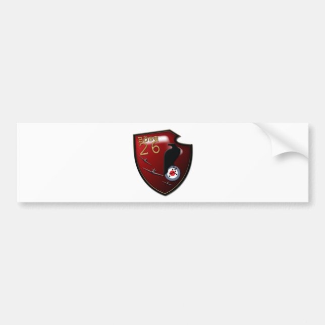 Bose Geschwader 26 Emblem Bumper Sticker (Front)