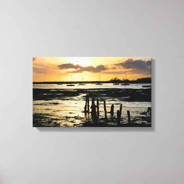 Bosham harbour canvas print (Front)