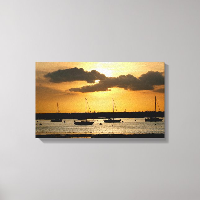 Bosham harbour canvas print (Front)