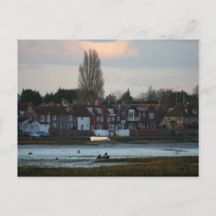 Bosham Harbour, West Sussex, England. Postcard