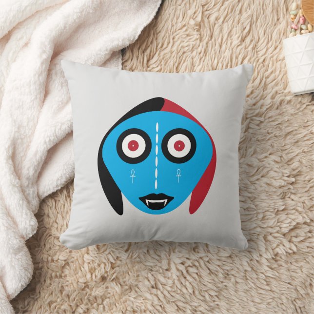 Bosigo Blue Throw Pillows (Blanket)