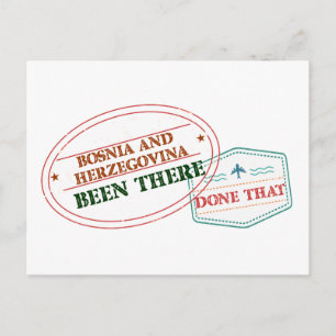 Bosnia and Herzegovina Been There Done That Postcard