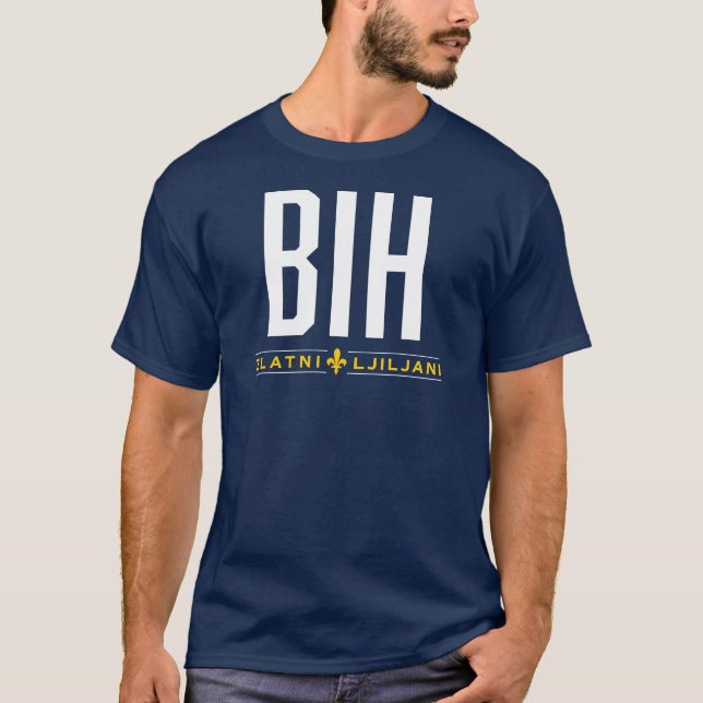 Bosnia and Herzegovina/BIH Soccer T-shirt (Front)