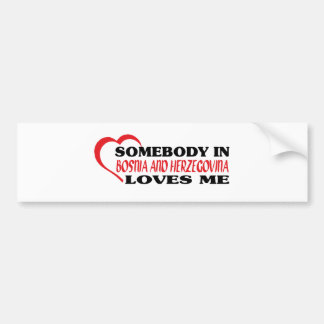 BOSNIA AND HERZEGOVINA BUMPER STICKER