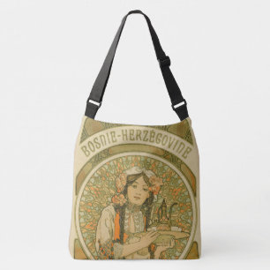 Bosnia and Herzegovina by Alphonse Mucha (1900) Crossbody Bag