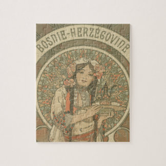 Bosnia and Herzegovina by Alphonse Mucha (1900) Jigsaw Puzzle
